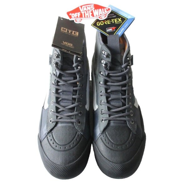 Vans Women's Sk8-Hi MTE-3 Stealth Black Asphalt Grey Waterproof Boots Size 8.5 - Picture 3 of 6